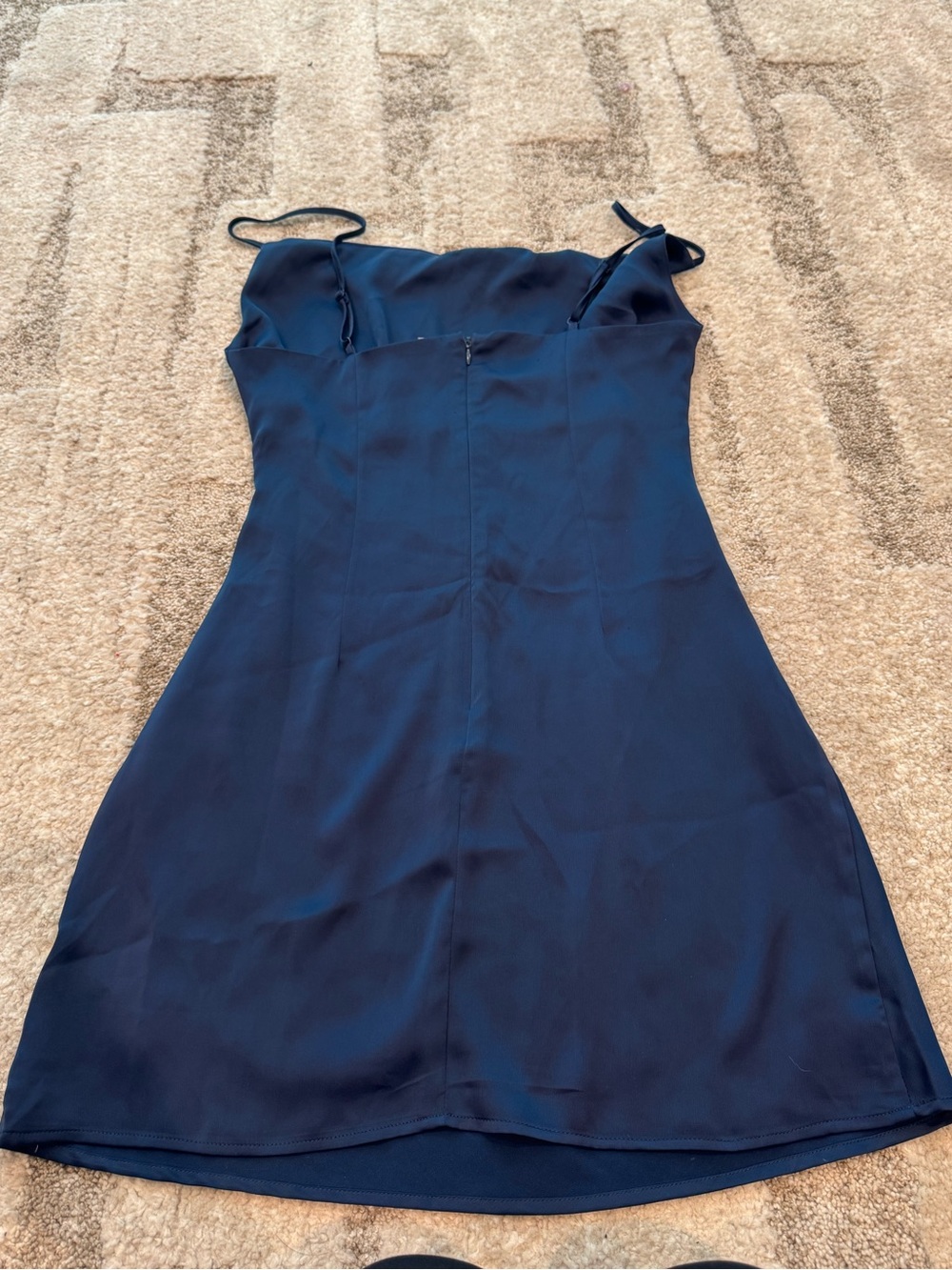 Urban Outfitters Silk Cowl Neck Dress - Picture 2 of 3